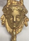 Pair Of Antique Brass Figural Goddess Drawer Pulls