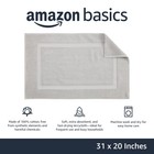 Retailer Basics Banded Bathroom Bath Rug Mat 100 Cotton 31 X 20 Inches Soft