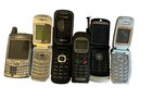 Lot Of 6 Vintage Cell Phones Palm Treo Samsung Flip Motorola Razor Etc Untested