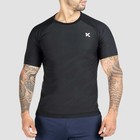 Kewlioo Mens Sauna Suit Shirt - Heat Trapping Sweat Large Black