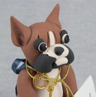 Boxer Dog Figurine By Cecile Baird Champ Hand-sculpted Clay Vtg 1983-88 Tag 3 In