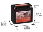Sigmastek Stx12-bs Sla Battery Replacement For Suzuki Gsxr750w 750cc 1993