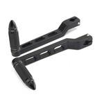 Black Heel Toe Shift Lever Shifter Pegs For Harley Touring Softail Street Glide 