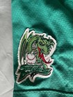 Milb Shreveport Swamp Dragons Game Worn Jersey Very Rare  Has 2 Awesome Patches