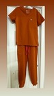 Figs Scrub Set Halloween Ready Joggers W Pink Ties Size Medium And Top Small