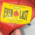 Vtg Everlast 4210 Speed Bag Punching Bag Gyro Balanced Leather With Swivel Usa