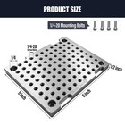 Bzbmgmo 5x6x1 2  Mic 6 Aluminum Fixture   Sacrificial Plate  Mini Pallet  1 4-20