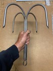 12 Inch Dia 4 Prong Welded 3 8    Stainless Pier Or Bridge Gaff With Eye For Rope