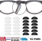 32   Silicone Eyeglasses Anti-slip Stick On Nose Pads Sunglasses Glasses 2 Styles