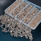 800pcs 4 6 8 10mm Crystal Glass Beads For Jewelry Making Beads For Bracelets