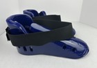 Martial Arts Sparring Foot Gear Size L     Blue Kick Pads Taekwondo Karate Shoes