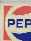 Vintage Pepsi Plastic Logo 9 1 8  By 11 1 2  Advertising   Menu   Sign