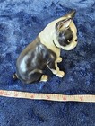 Vintage 50 0s Boston Terrier Figurine Ceramic Porcelain
