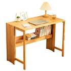 Computer Desk Laptop Table Writing Study Desk Home Office W  Bookshelf