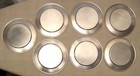 F B Rogers Silver On Copper Bread Plates - Set Of 7 - 6  - Number 1025