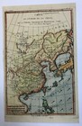 China Korea Japan 1780 Rigobert Bonne Antique Map In Colors 18e Century