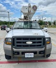 4x4 Ford F550 Diesel Bucket Truck  2005  6 0l Bullet Proofed  45ft   Materialhan
