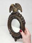 Vintage Homco  2340 Federal Eagle Convex Mirror Mid Century Porthole Style 