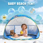 Baby Beach Tent With Built-in Pool - Uv 50  Sun Shelter  Pop-up