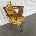 Vintage Cass Toys Wooden Doll High Chair Antique Toy Old Dolly Girl Made In Usa