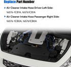2pcs Left   Right Side Air Intake Hose - Fits Infinit