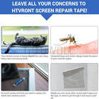 Screen Patch Repair Kit Window Repair Tape Fiberglass Covering Mesh Tool 5 200cm