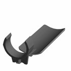 Polaris Fork Guard  Black  Genuine Oem Part 5438430  Qty 1
