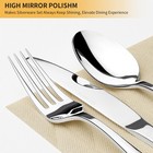 Silverware Set For 4  20 Pieces Heavy Duty Stainless Steel Flatware Set  Mirr   