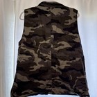 Love Tree 100  Cotton Women   s Camouflage Vest Size Small Snap Up Snap Pockets
