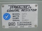 Bird 8201 500w Ham Radio Rf Dry Dummy Load Termination  good Condition 