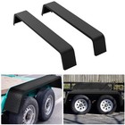 2pcs Tandem Axle Trailer Fenders For 13 -15  Tires Heavy Duty Steel 10 x72 x13 
