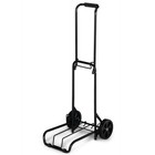 Folding Luggage Cart Portable Heavy Duty Trolley Adjustable 75lb Capacity Wheels