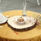 Natural Round Poplar 14-18  Wide Thick Wood Slices Wedding Party Centerpieces