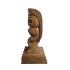 Vintage Hawaii Tiki God Carved Wood Figurine Statue Souvenir Island Decor