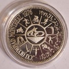 1975 Yemen 10 Riyals Proof  925 Silver Coin Km-16 Rare  15206
