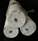 New White Birch Decorative Poles  36    Imitation-will Not Rot  Set Of 3