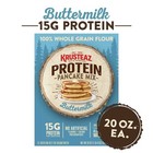 Krusteaz Protein Buttermilk Pancake Mix 40 Ounce Pack Of 8 Boxes Easy To Make