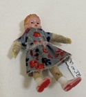 Vintage 1950 s Concord Dollhouse Miniature Doll  With Dress