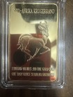 100 Mills Fine Gold 1 Oz Bar South Africa Krugerrand And Lion Bar 