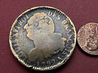 1792 France 2 Sols Coin  A Mint Paris  Francois Type  Bell Metal  ar43