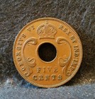 1941-i  bombay  East Africa  kenya uganda tanzania  5 Cents  Km-25 1  ea8 