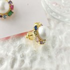 Kate Spade - Candy Shop Gold Pearl Multi Crystal Halo Stud Earrings - New