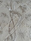 Extremely Rare Antique Silk Canton Piano Shawl Circa 1857