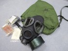 Us Military M40 Gas Mask Size Medium With Bag 40mm Filter C2a1 Clear Lens Cover