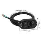 Boat Tilt Trim Switch Push Button Transom Outboard Remote Control Black