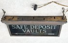 Antique Art Deco Internalite Bank Sign Light Fixture Architectural Salvage   1 