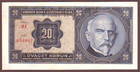 Czechoslovakia   20 Korun  1926  Specimen   Unc