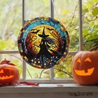 Stained Glass Witch Diamond Art Hanging Kit 7 87 X 7 87 Inch