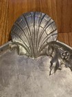 Vintage Arthur Court 1979 Scallop Shell Serving Platter Aluminum Serving Tray