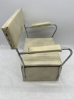 Vintage Mcm Portable Vinyl Padded Booster Seat Toddler Child Metal Arms Retro